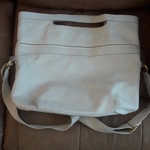 Furla white transforming bag